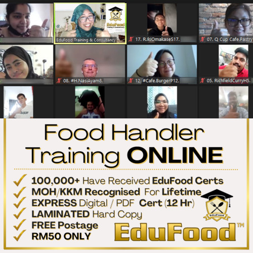 EduFood : Food Handler Training ONLINE (ENGLISH)