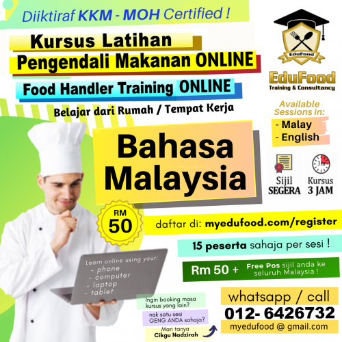 kursus-pengendali-makanan-online-pengendalian-food-handler-training-edufood- kursus-pengendali-makanan-online-pengendalian-food-handler-training-edufood